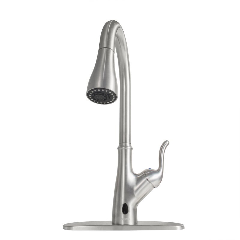 Clovis Goods Pull Down Touchless Kitchen Faucet And Reviews Wayfair 7067